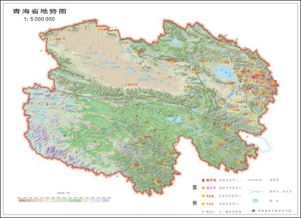 青海地势图
