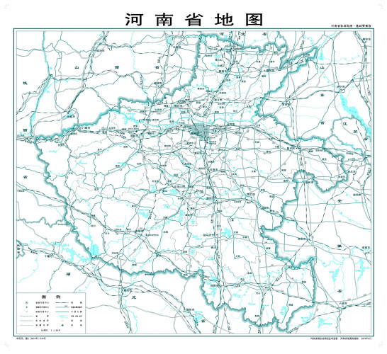 河南省标准地图